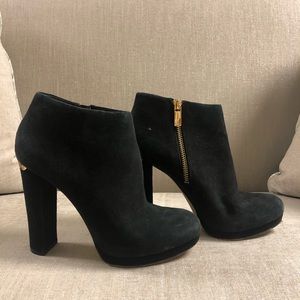 Michael Kors black suede bootie